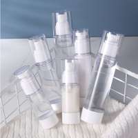 2oz Fine Mist Plastic Refillable Mini Travel Spray Bottle and Airless cosmetic containers