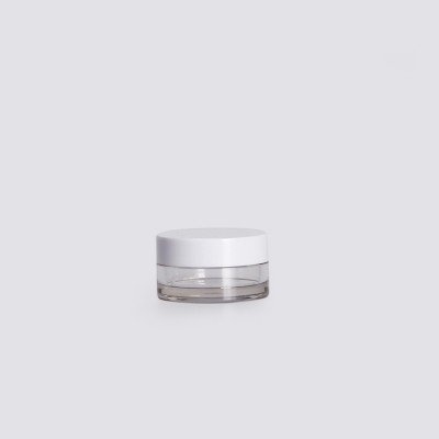 50ml 100ml 250ml Hair Packaging cosmetic containers Empty White Plastic skin Cream Jar With Lid