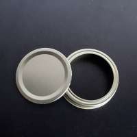 Wholesale 70mm Silver Metal Lids Mason Jar Lids Seperate Canning Screw Lids