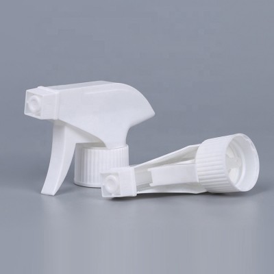 Stock White Plastic PP 0.1CC Dosage Fine Mist Pump 28-410 Trigger Spray Head For Sanitizing