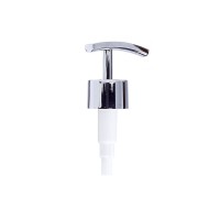 Silver Zinc Alloy Hand Wash Soap Dispenser Metal Soap Lotion Bottle Pump